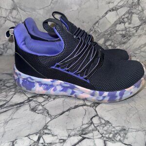 Adidas 5.5Y Black Purple Sneakers Slip On Girls